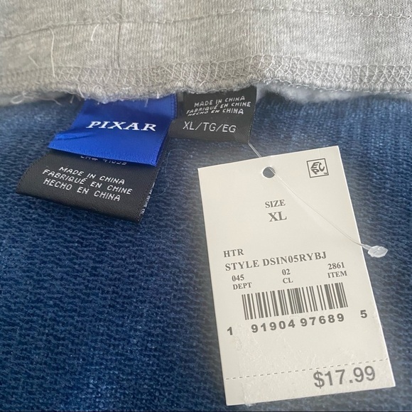 Kids' Disney Mr. Incredible Jogger Pants - Heathered Gray Size XL - Picture 5 of 8